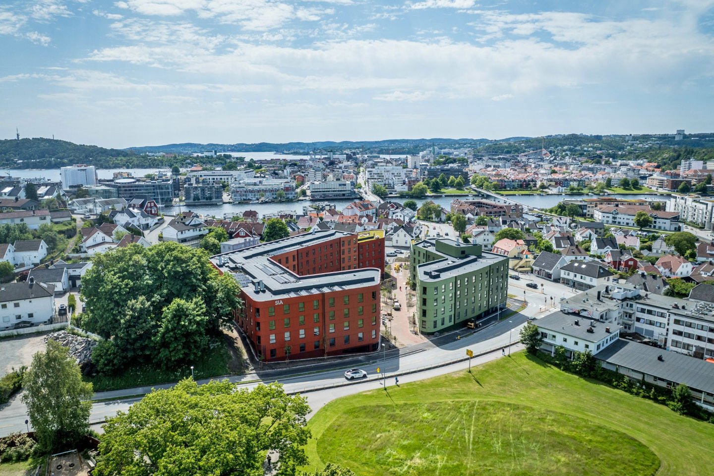 Studentboligene i Kristiansand bidrar positivt i bybildet
