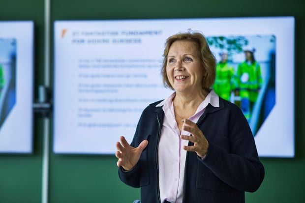 Grethe holder foredrag