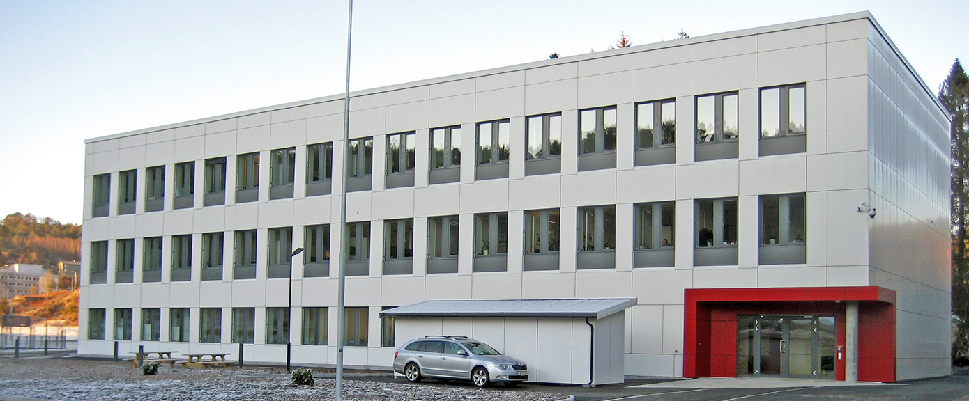 Kontorbygget Visund sett fra sør-øst | Foto: A. Lunde, Forsvarsbygg