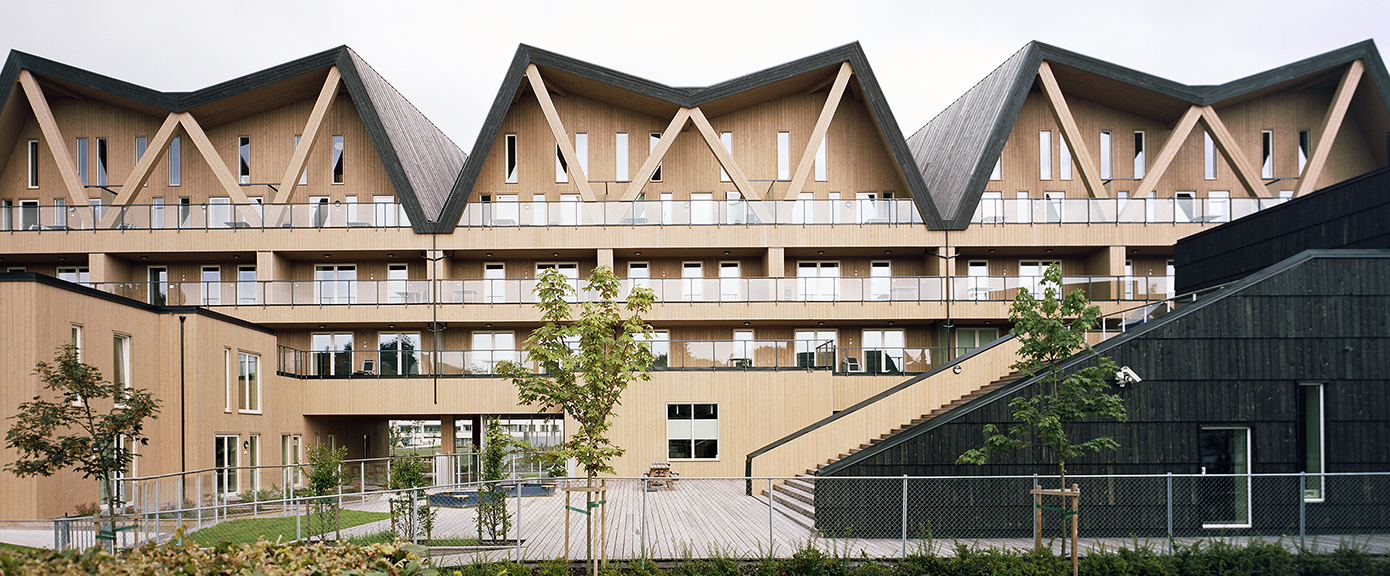 Egenes Park, Nord-Europas største boligblokk i massivtre og overholder energiklasse A | Foto: HLM arkitektur