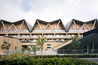 Egenes Park, Nord-Europas største boligblokk i massivtre og overholder energiklasse A | Foto: HLM arkitektur