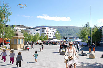 Ettersituasjonen sett fra Stortorget | Fotomontasje: 70°N Arkitektur AS