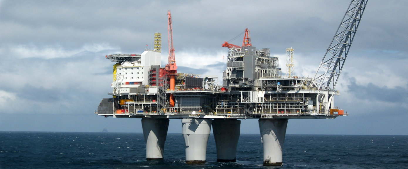 Troll A Plattform Olje og Gass Offshore Norskekysten
