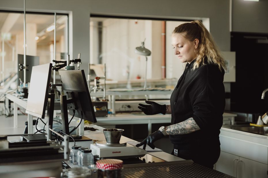  Geoteknisk lab, analyserer prøver fra grunnundersøkelser 