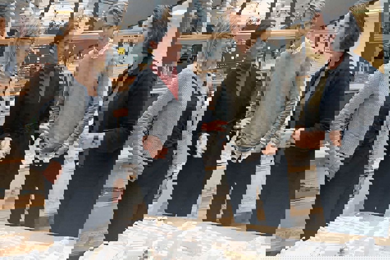 Samarbeid om høyhus: Anna Marwig, Maiken Alm, Espen Philip Haugen, Mari Markman