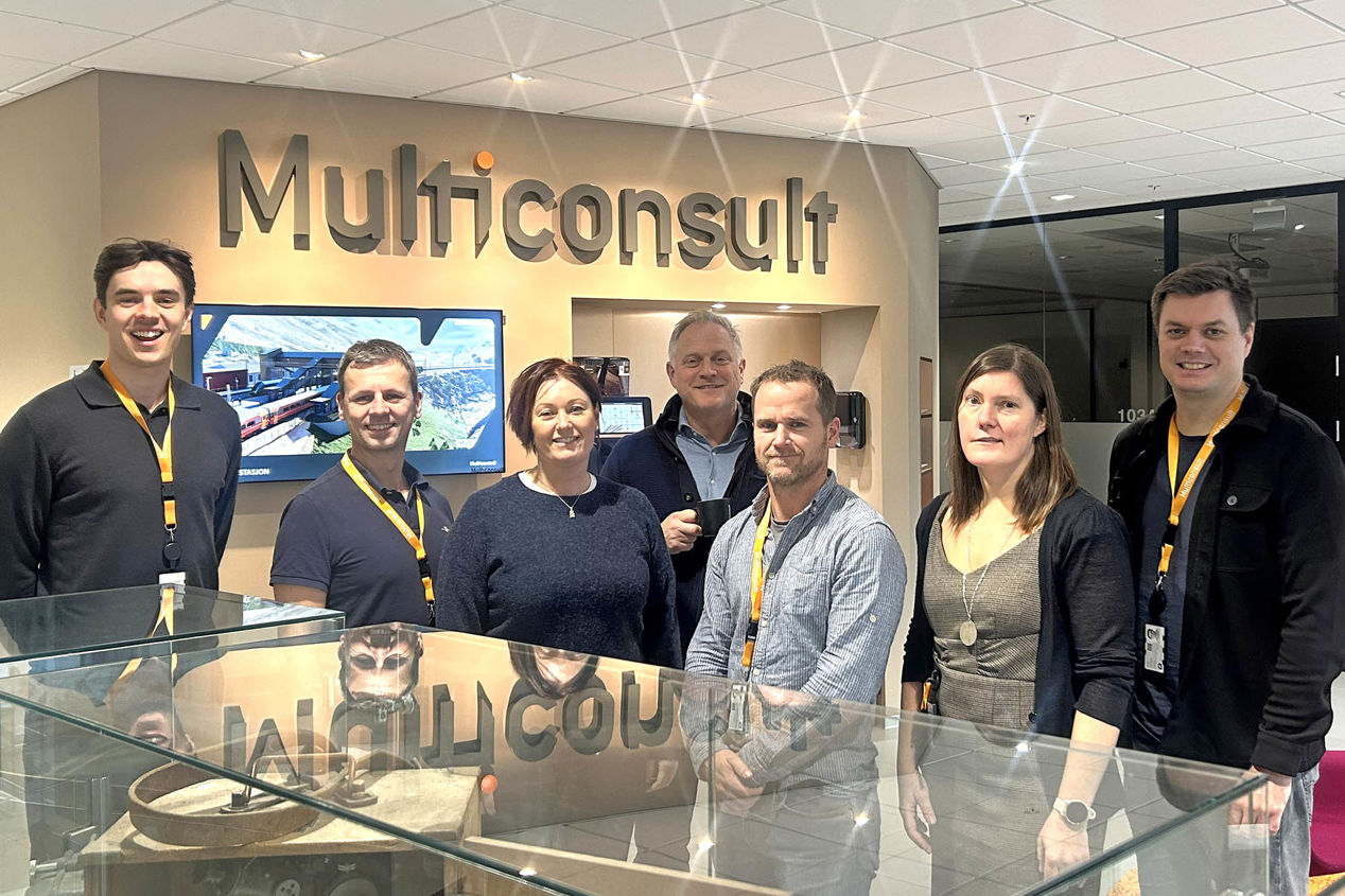 Medarbeidere på prosjekt Geilo skole