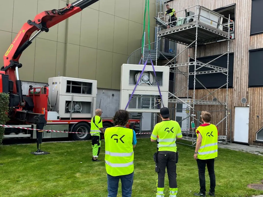 Installasjon av aggregat