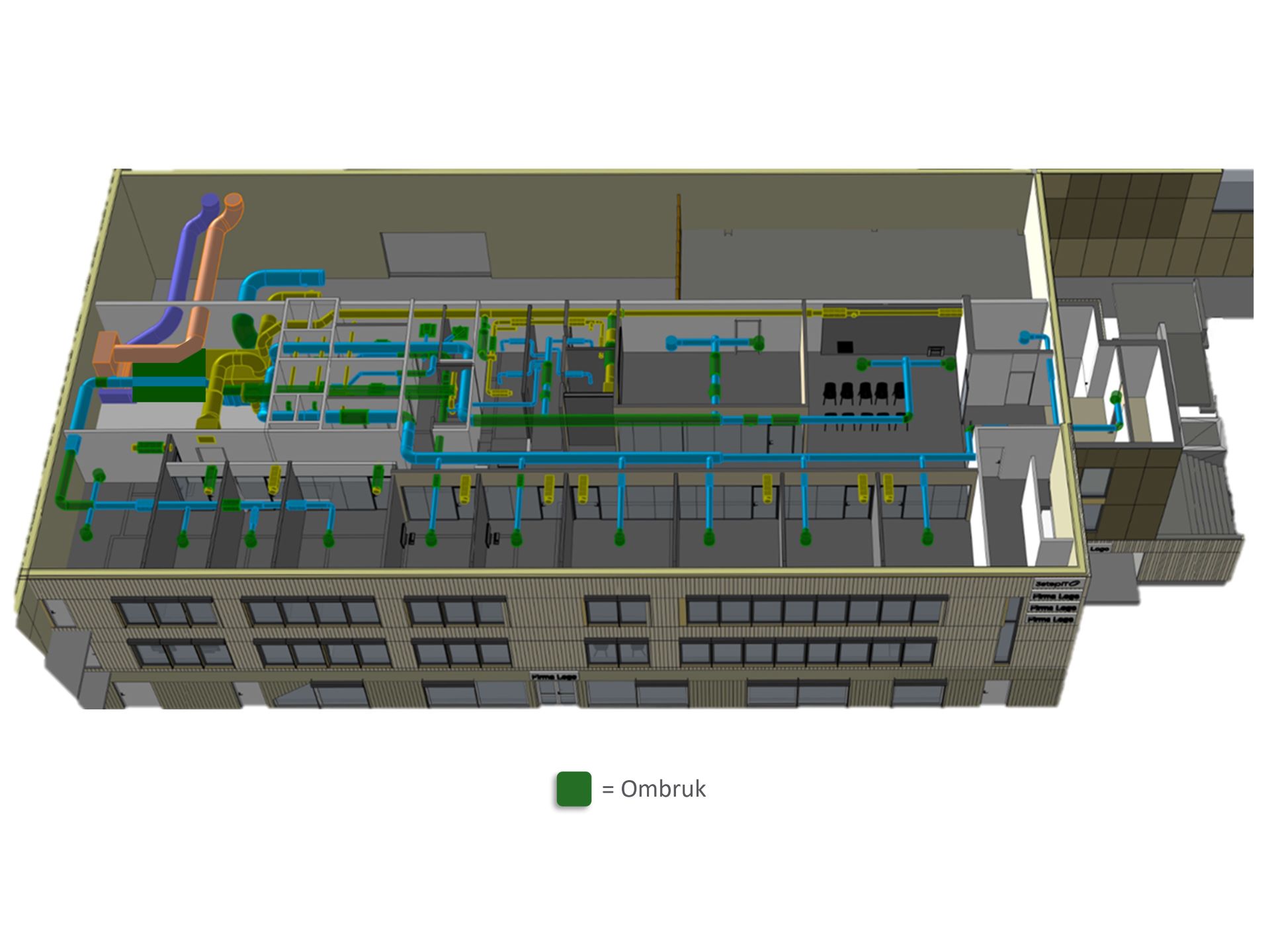 Modell av Glynitveien 