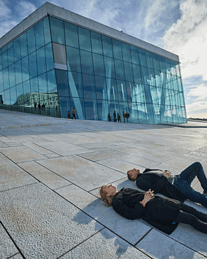 Utsiden av Operaen i Oslo