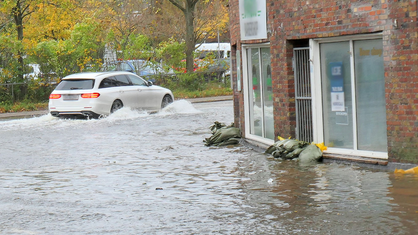 Kolding under vann