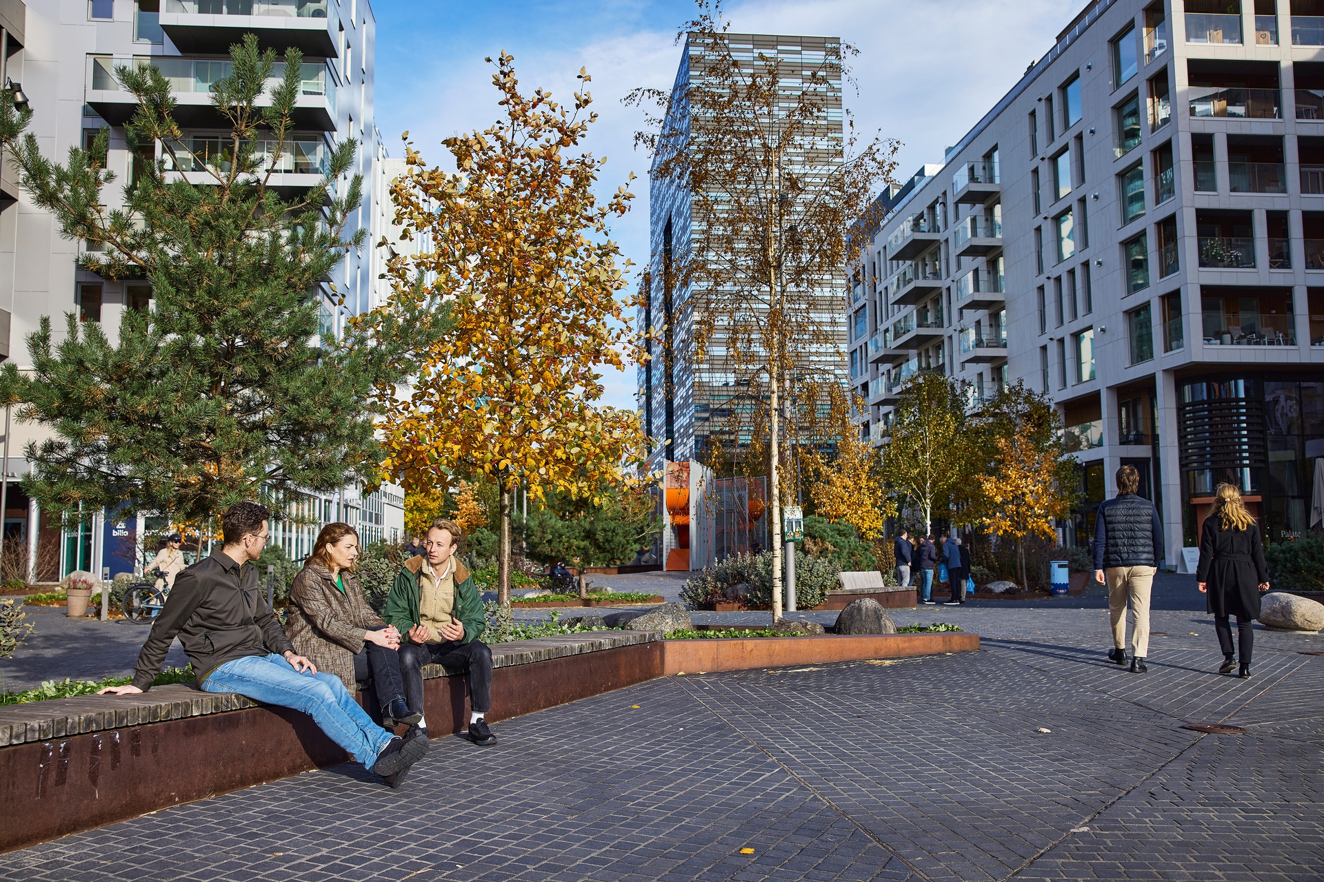 Byer og tettsteder der folk trives og kan ferdes til fots. 