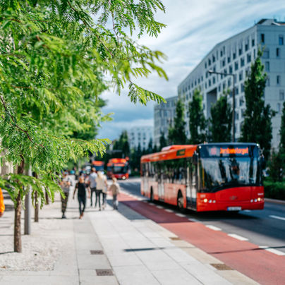 Bymiljøet i Bjørvika.