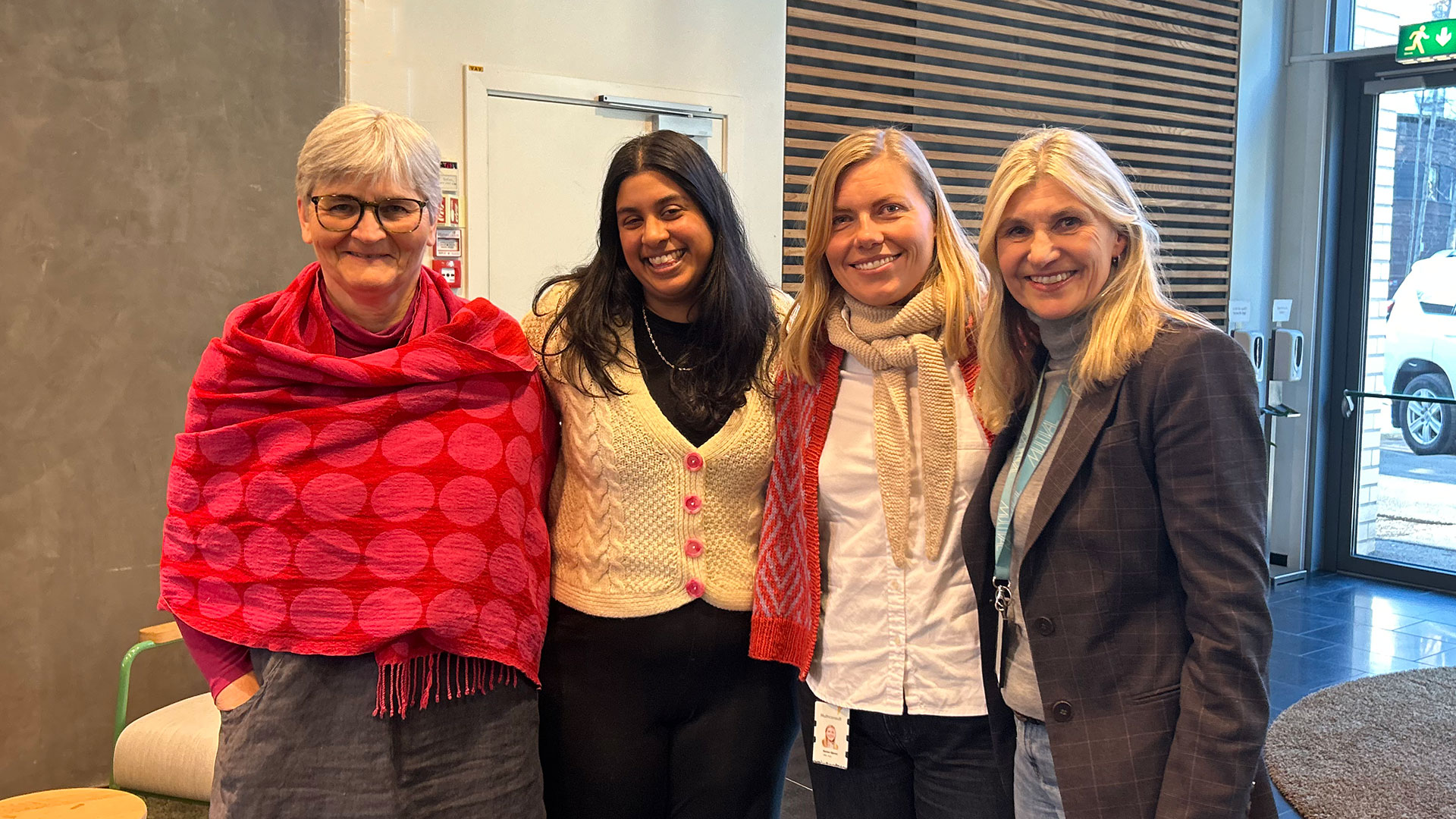 Bilde av Elisabeth, Amita, Karine og Kari fra Multiconsult