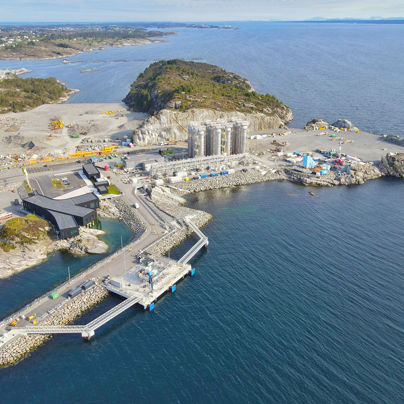 Northern Lights-terminalen i Øygarden kommune