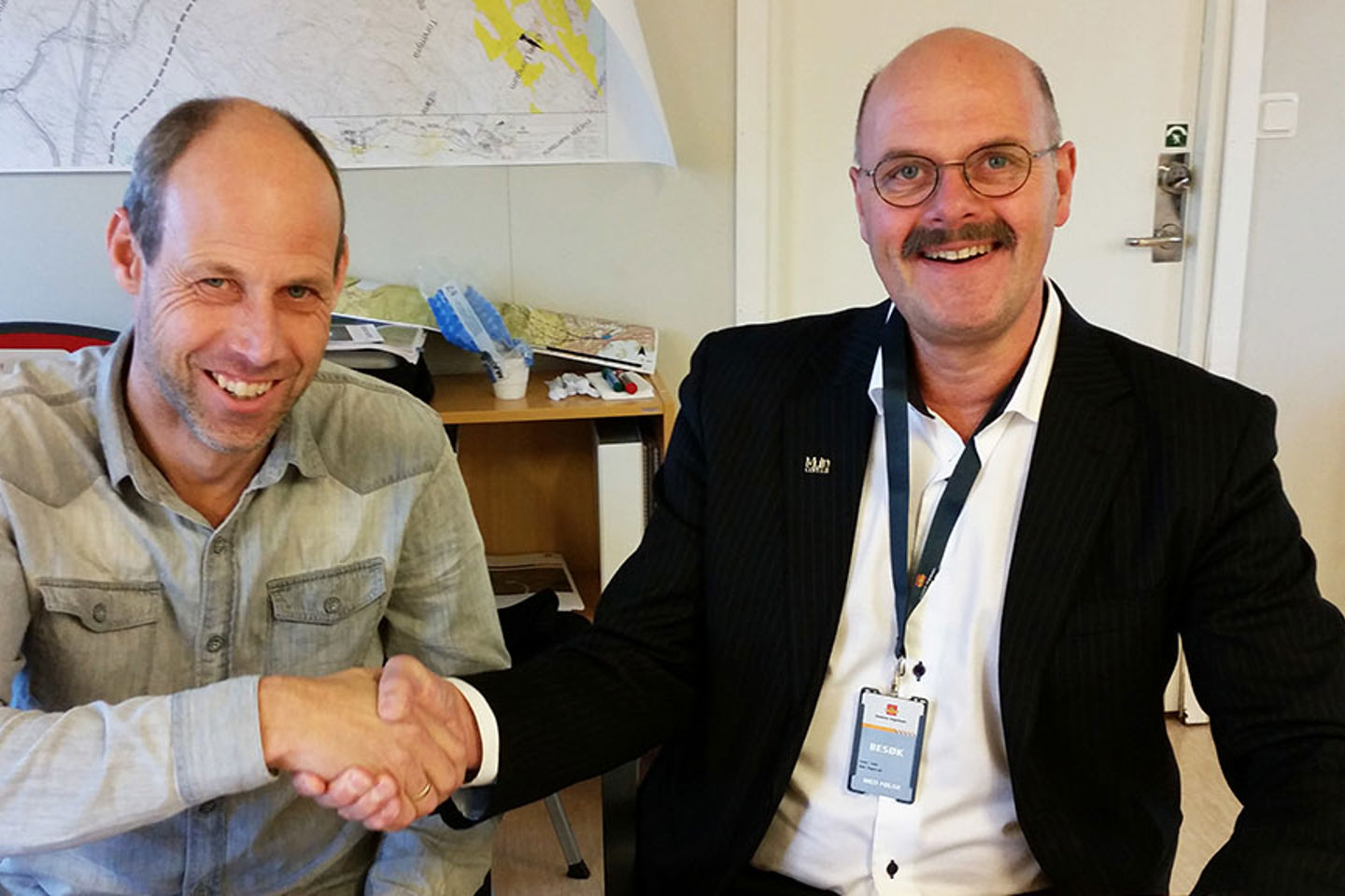 Sigurd Wiberg og Nils Olav Larsen