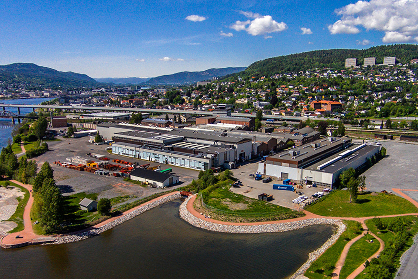 Tomt for nytt Vestre Vikens sykehus - Brakerøya, Drammen