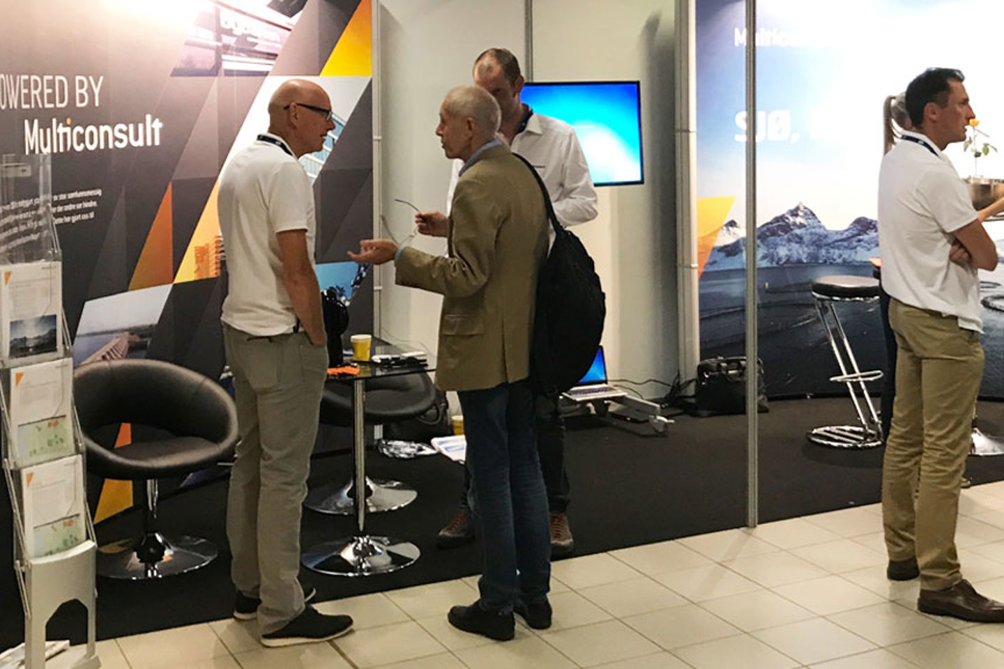Multiconsult på stand under Aqua Nor 2017 |