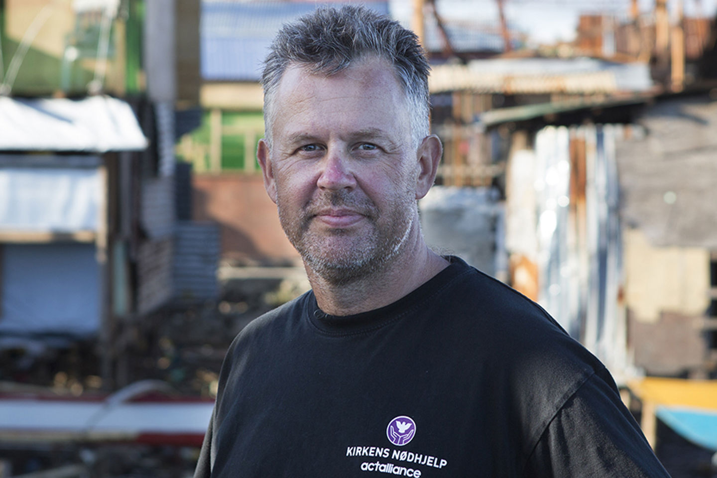 På oppdrag i Tacloban på Filippinene i 2014. (