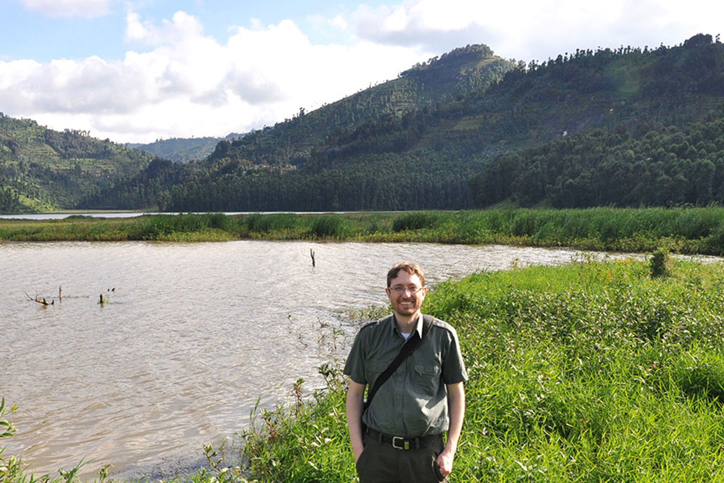 Geir Helge Kiplesund i Rwanda.