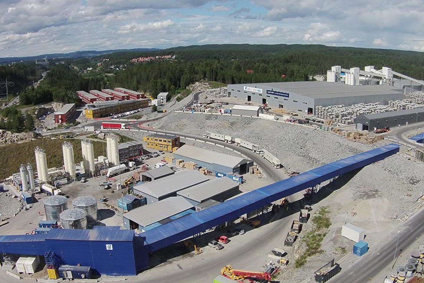Anleggsområdet på Åsland |