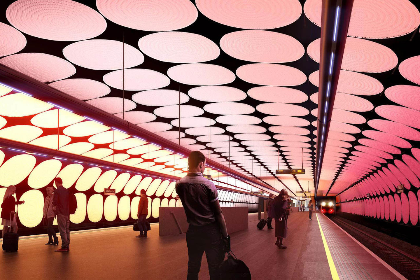 Den nye stasjonen på Fornebuporten | Zaha Hadid Architects / A_Lab