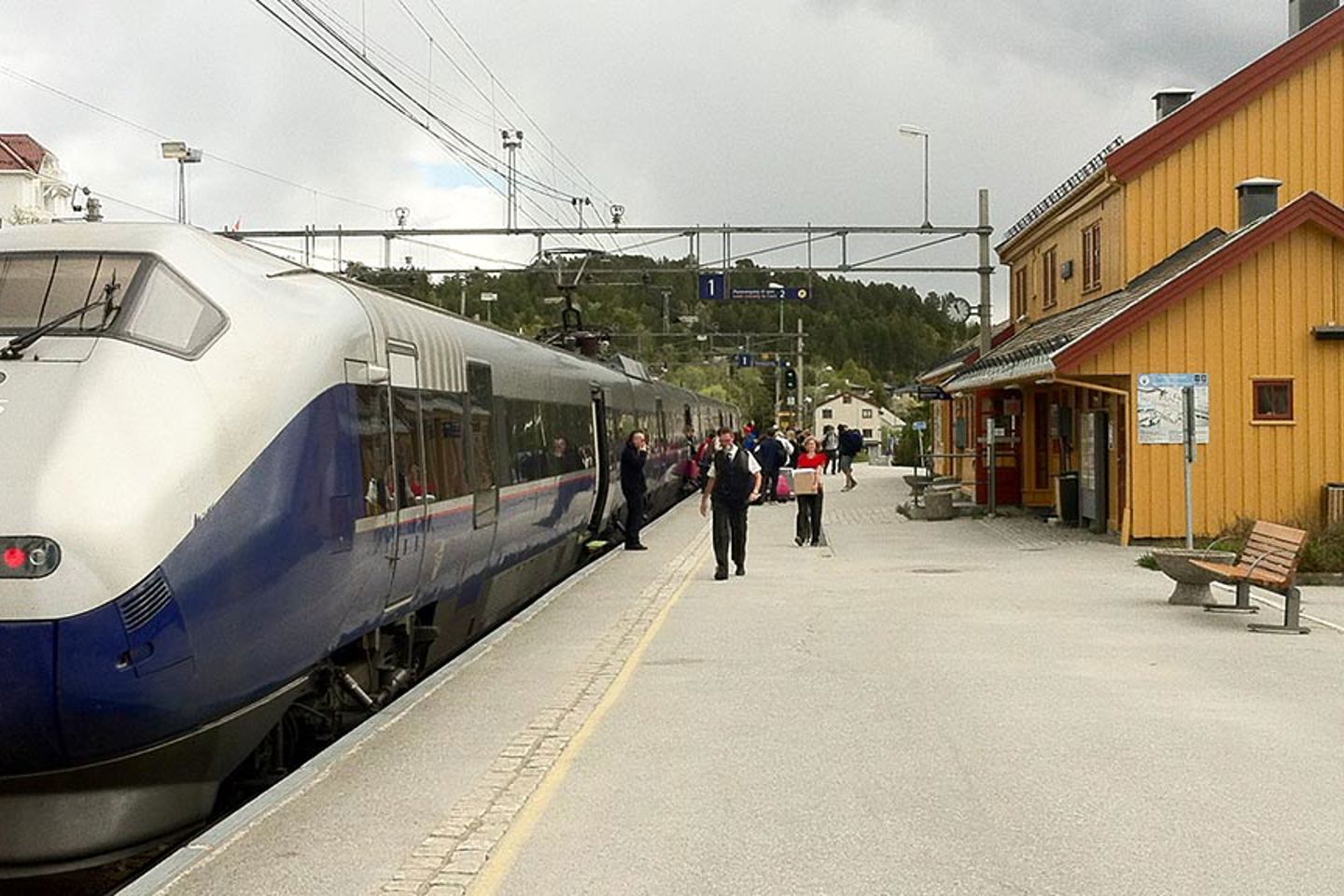 Geilo er et av tettstedene som kan nyte godt av utbygging av Bergensbanen |