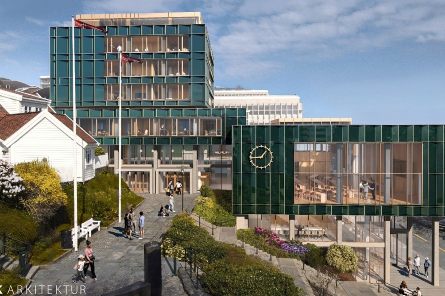 Stavanger rådhus skal bli et synlig knutepunkt i sentrum, som er tilrettelagt for alle brukere.